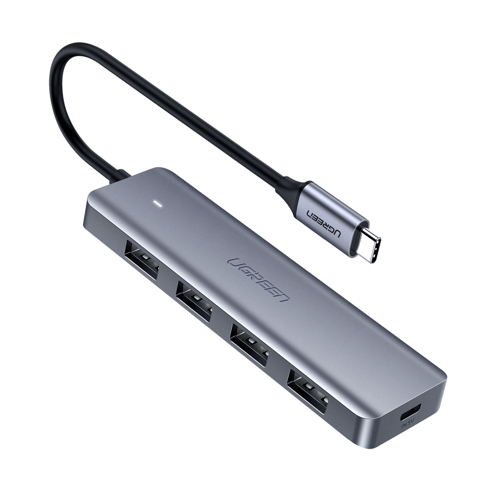 USB-концентратор (хаб) UGREEN 4 в 1 Type C, 4 x USB 3.0 (70336), купить в  Москве, цены в интернет-магазинах на Мегамаркет