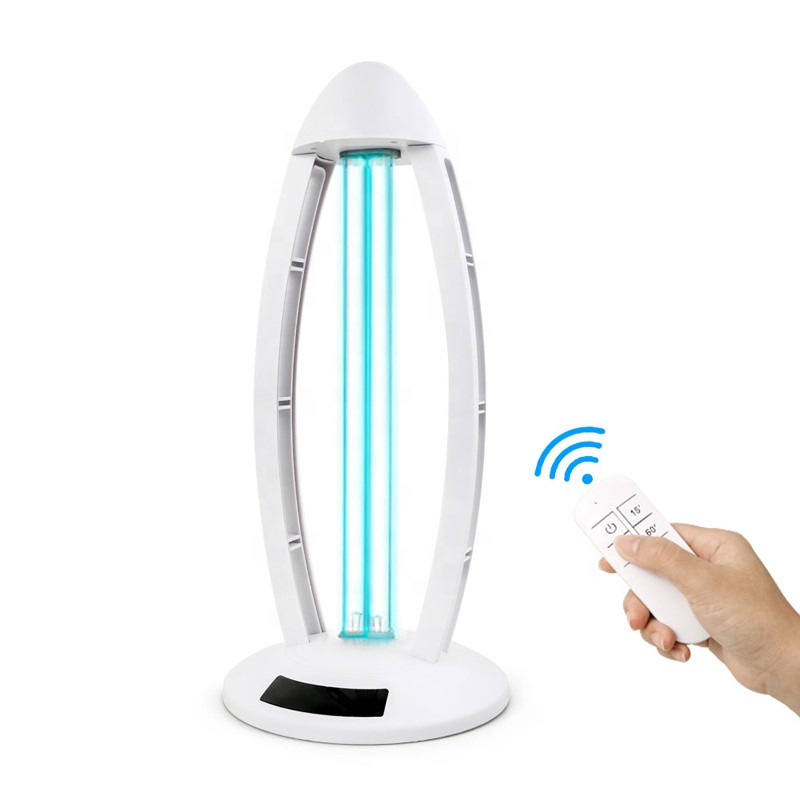 Бактерицидная ультрафиолетовая лампа облучатель UVTEK-T01 38 Вт с озоном  белая - отзывы покупателей на Мегамаркет