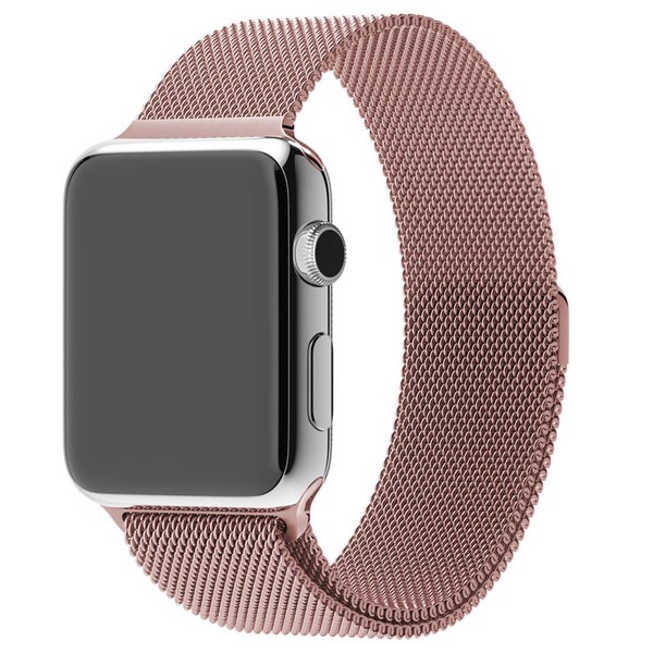 Krutoff Milanese Apple Watch 42 44mm rose gold