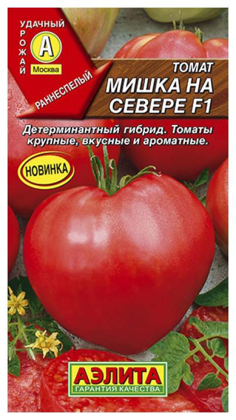 Семена томат Аэлита Мишка на севере F1 00-00585164 1 уп. - купить в Москве,цены на Мегамаркет