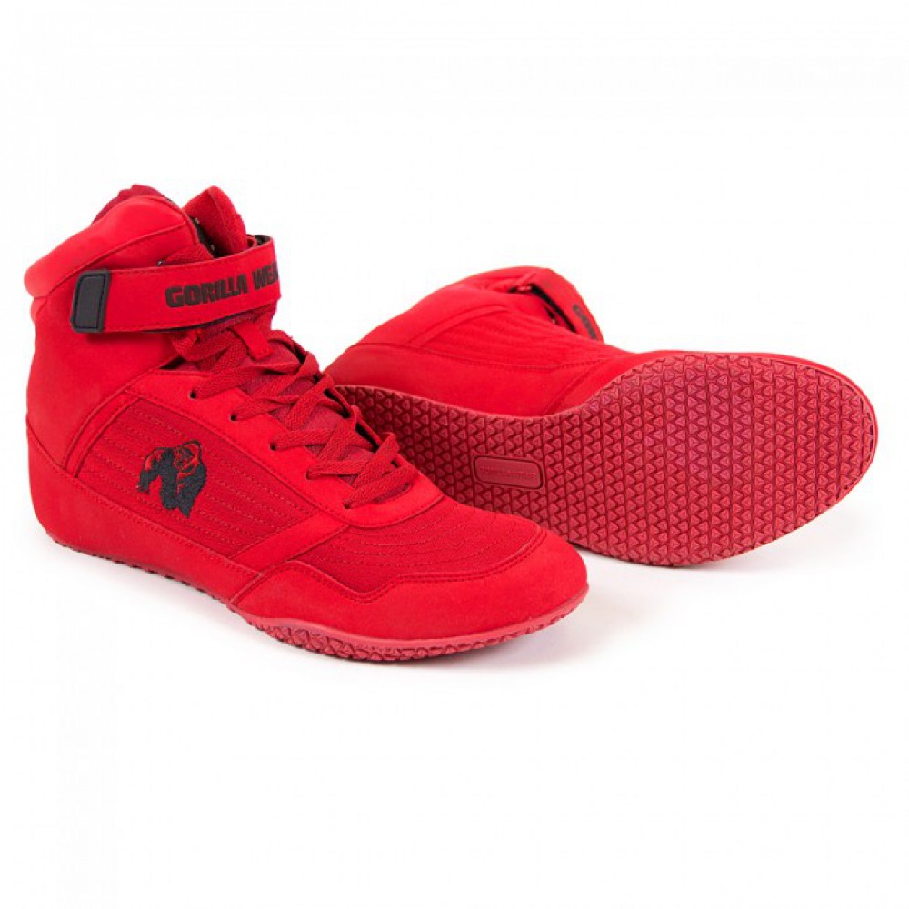 Кроссовки женские Gorilla Wear High Tops красные 38 EU - купить в Москве,цены на Мегамаркет