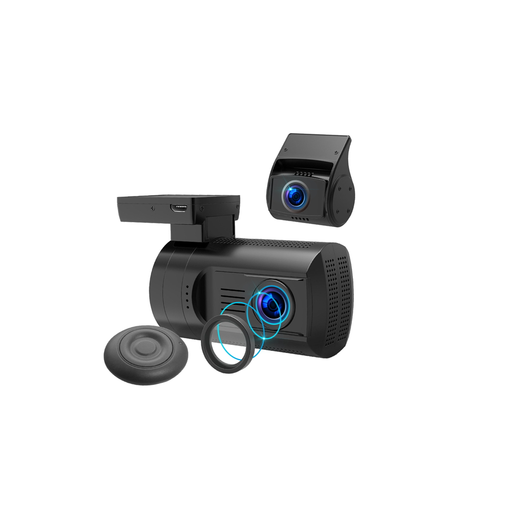 mini 0906 4k 2ch dual gps dashcam