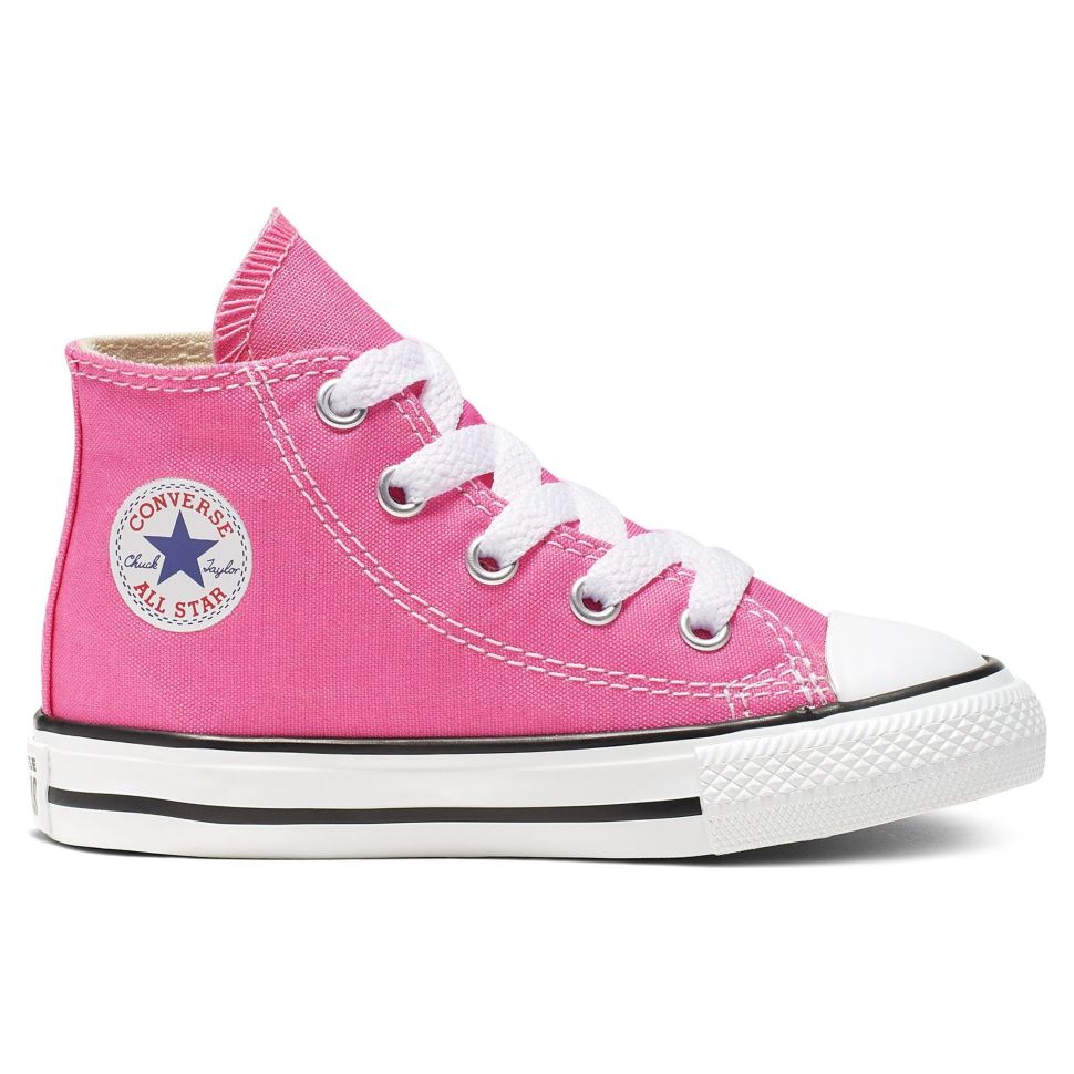 Купить детские кеды Converse (конверс) Chuck Taylor All Star 7J234 розовые  (18), цены на Мегамаркет | Артикул: 100034493280