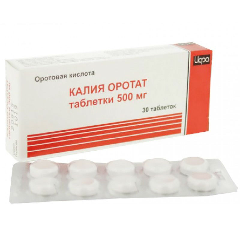 Калия оротат таблетки 500 мг 30 шт. - купить в интернет-магазинах, цены на  Мегамаркет | профилактика сердечно-сосудистых заболеваний