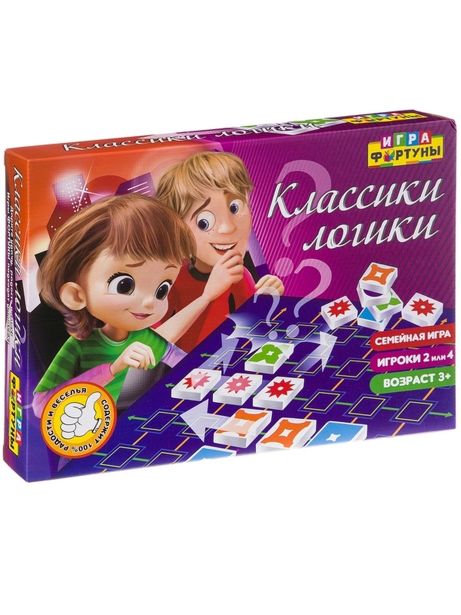 Настольная семейная игра Игра фортуны Классики логики – купить в Москве,  цены в интернет-магазинах на Мегамаркет