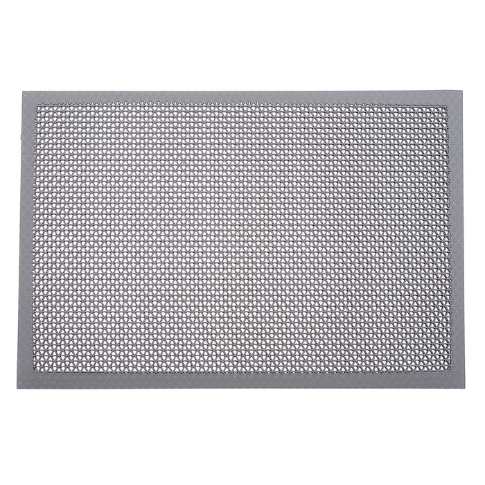 Мир чистоты Коврик резиновый «ТВИСТ», 40x60 см, h=4,5 мм, цвет серый ...