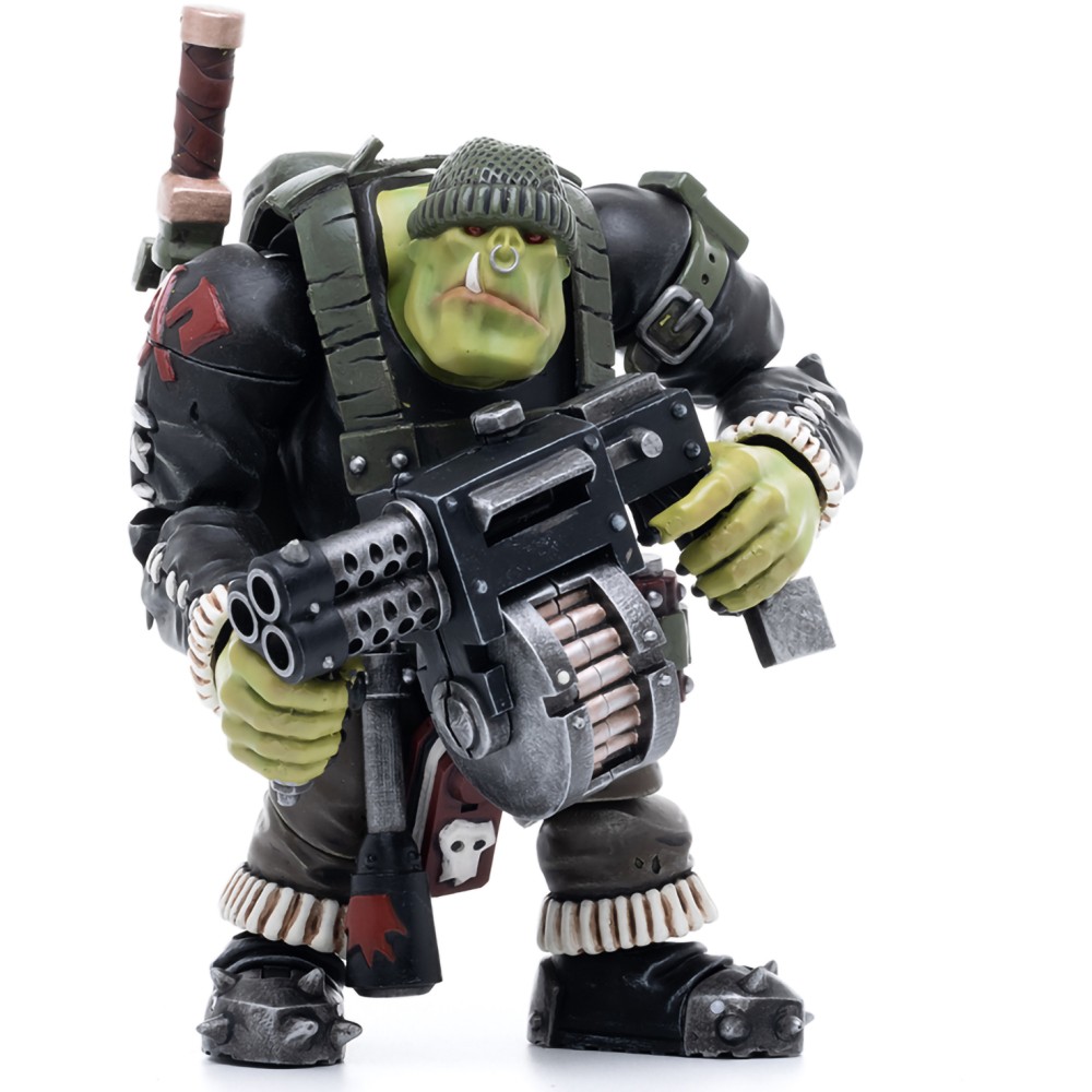 Купить фигурка JoyToy Warhammer 40K Orks Ork Kommandos Dakka Boy Rotbilge  1:18 JT2962, цены на Мегамаркет