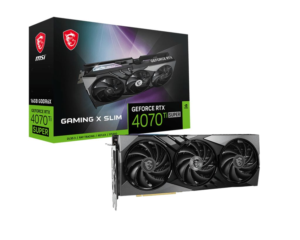 Видеокарта MSI GeForce RTX 4070 Ti SUPER 16G GAMING X SLIM, купить в  Москве, цены в интернет-магазинах на Мегамаркет