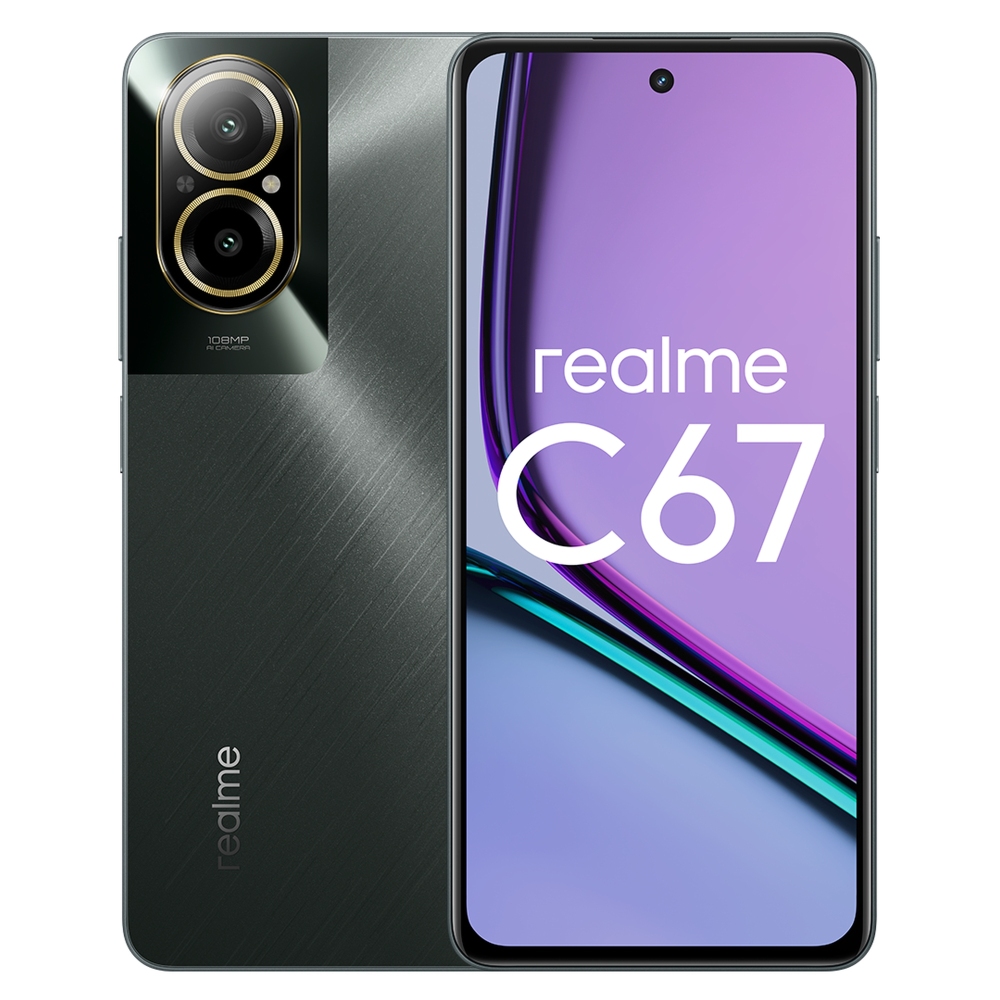 Смартфон realme C67, 8/256 ГБ RMX3890, Черный камень - характеристики и  описание на Мегамаркет | 600015310881