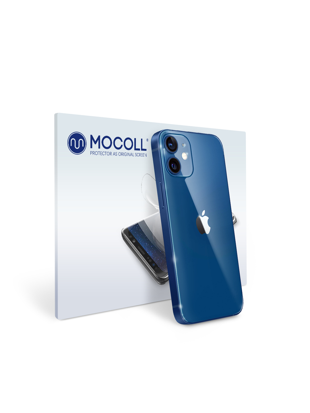 Пленка защитная MOCOLL для задней панели (Half Cover) Apple iPhone 12  матовая, купить в Москве, цены в интернет-магазинах на Мегамаркет