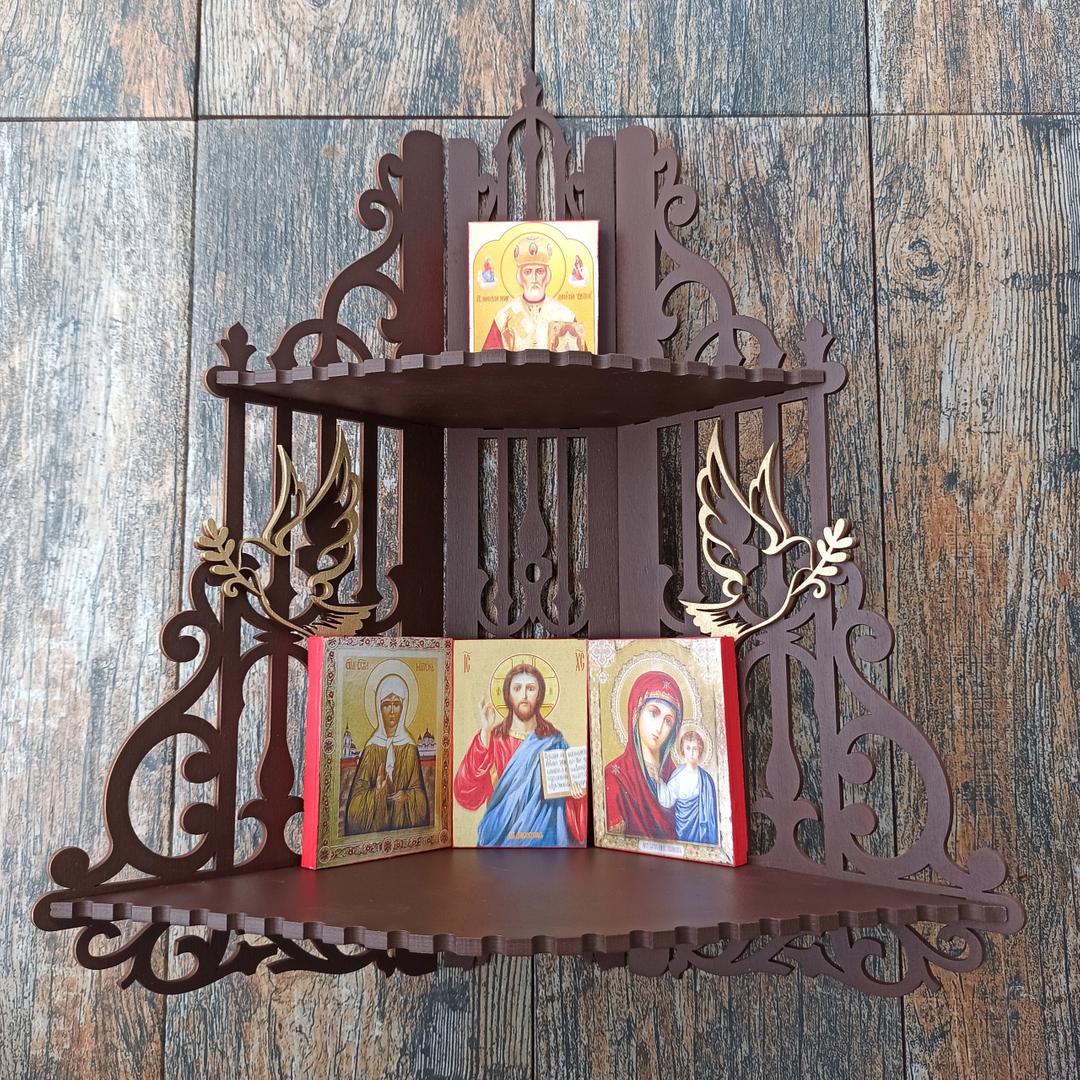 Иконостас домашний угловой. Полка для икон. Полка для икон. Полка настенная для икон. Полки для иконостаса.