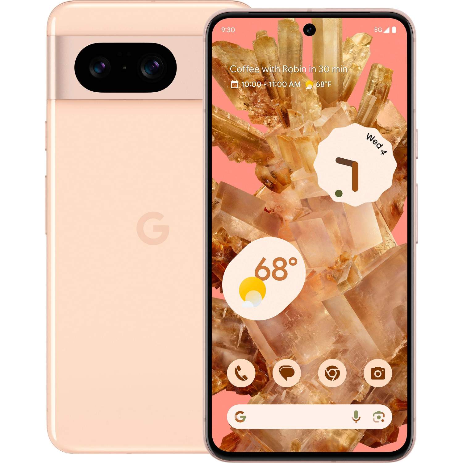 Смартфон Google Pixel 8 256 GB, Rose, GA05000-US – купить в Москве, цены в  интернет-магазинах на Мегамаркет