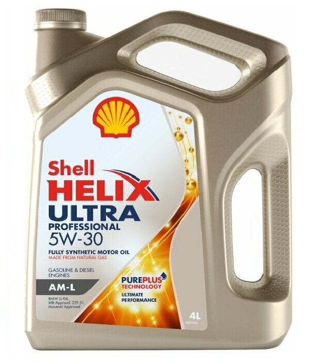 Моторное масло Shell Helix Ultra Professional AM-L 5W-30 4л -  в .