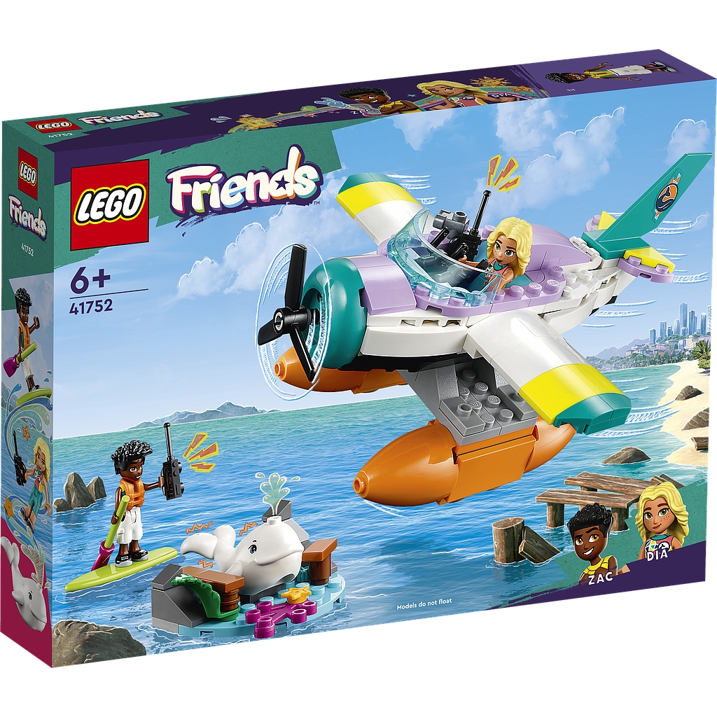 Отзывы о конструктор Lego Friends Спасательный гидроплан, 203 детали, 41752  - отзывы покупателей на Мегамаркет | конструкторы LEGO - 100056152836