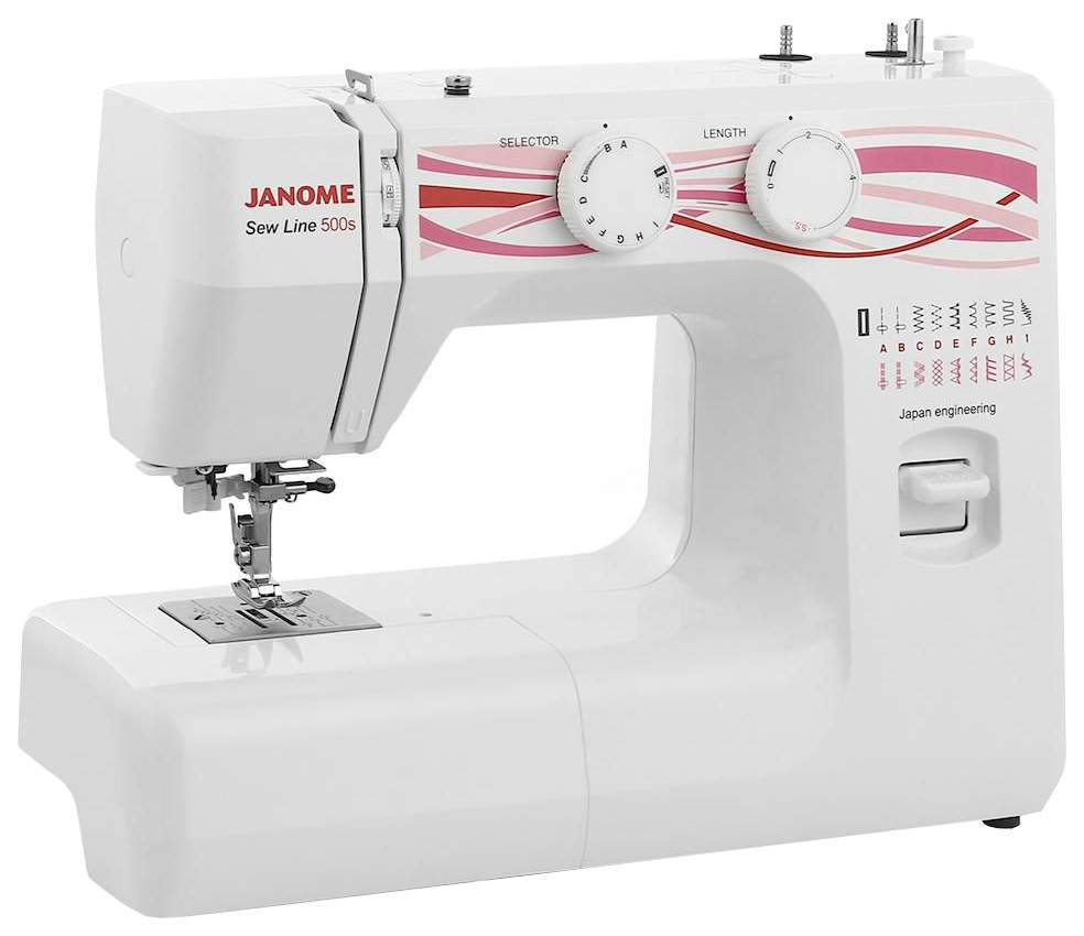 Швейная машина Janome Sew Line 500 S, купить в Москве, цены в  интернет-магазинах на Мегамаркет