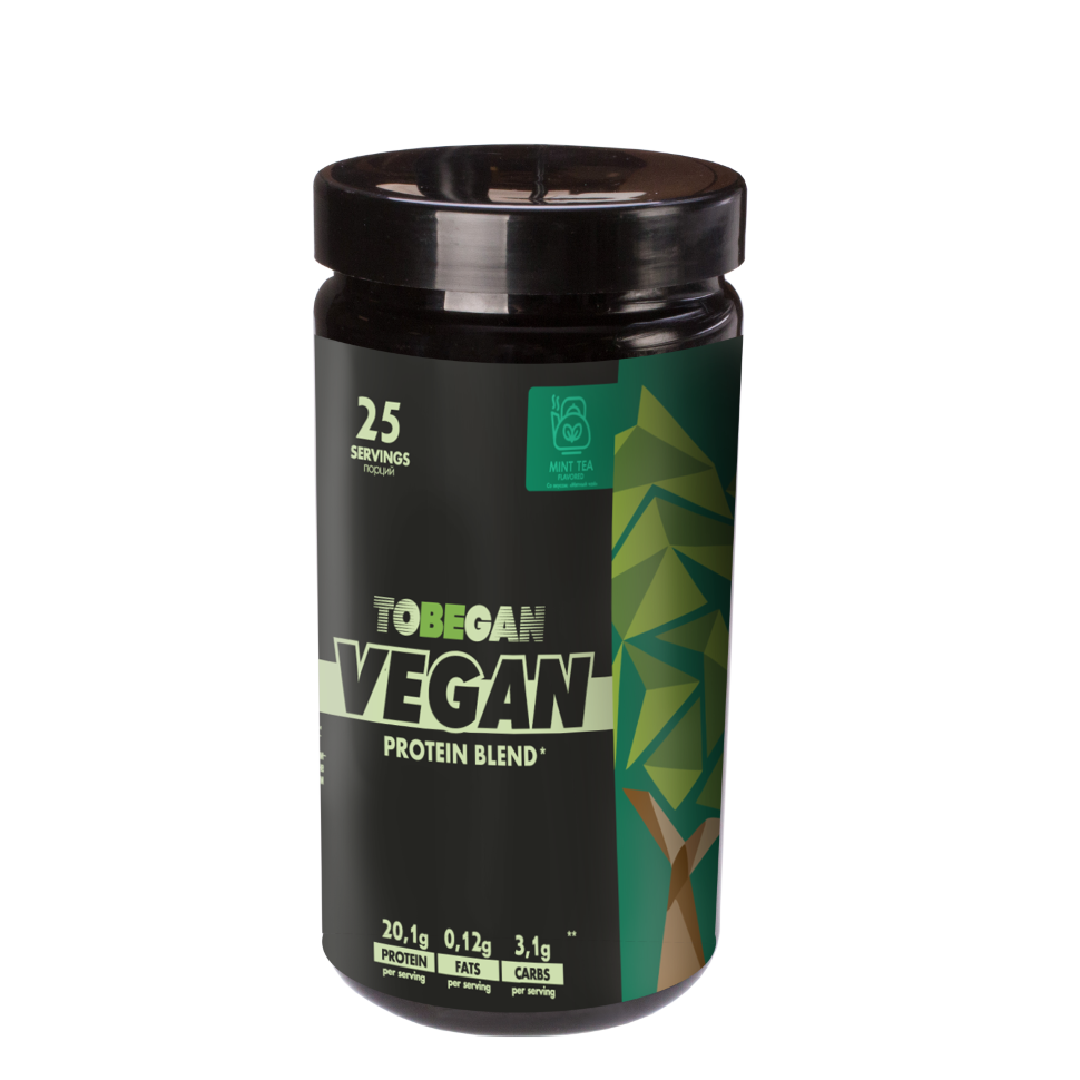 Tobegan, Vegan протеин, 1000г. Веганский протеин.