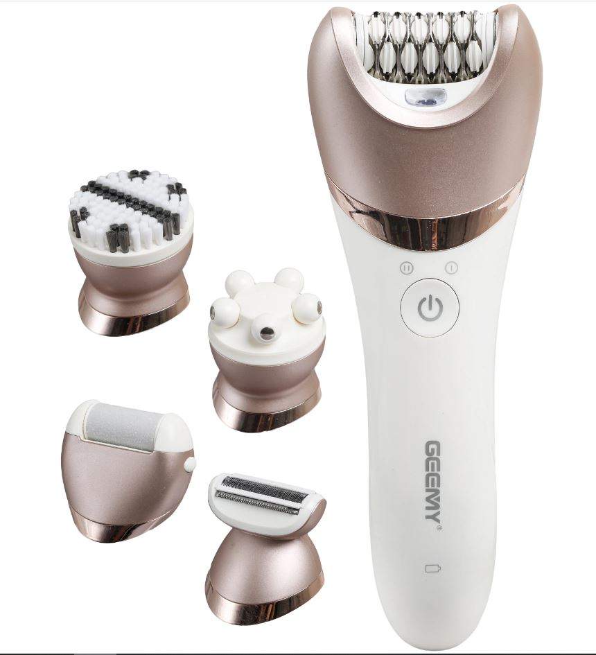 Эпилятор GEEMY GM-7003 бежевый, белый, купить в Москве, цены в интернет ...