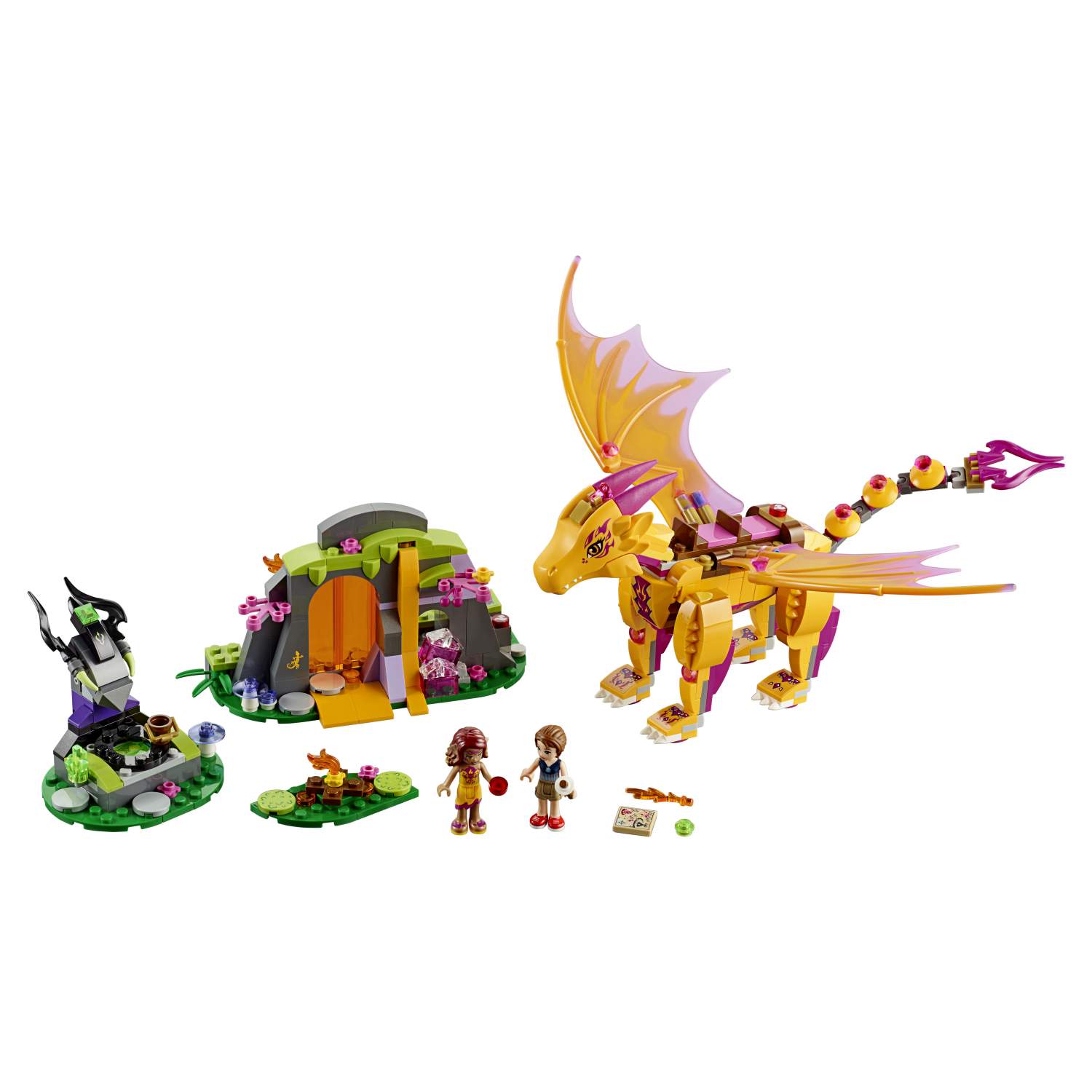 Конструктор LEGO Elves Лавовая пещера дракона огня (41175) - купить в  Shop-device, цена на Мегамаркет