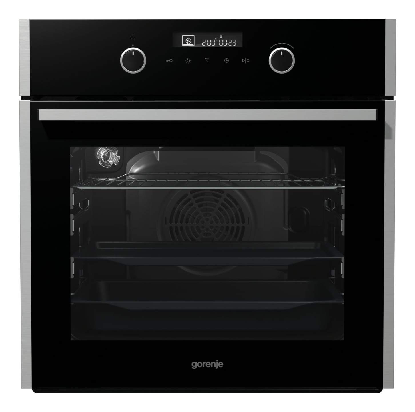 Духовой шкаф электрический gorenje bo6725e02bg черный