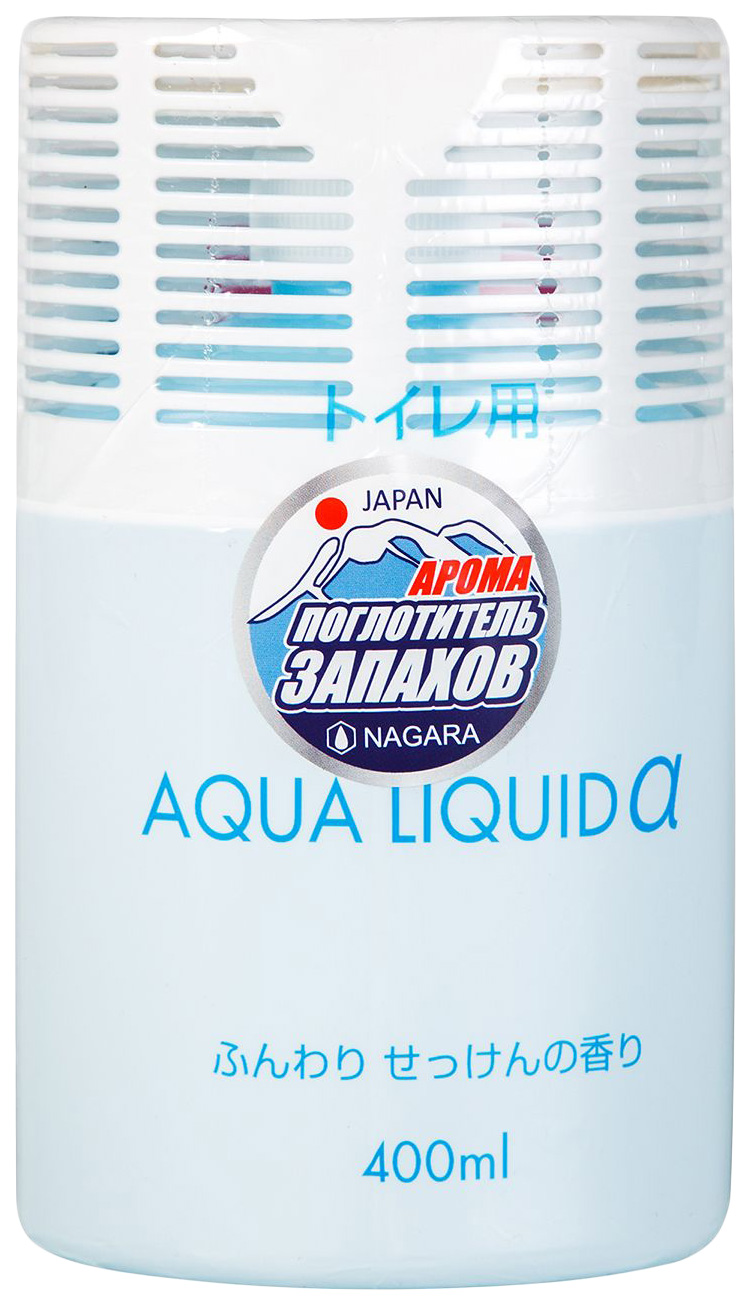 Арома-поглотитель запахов для туалета, Aqua liquid, «Мыло», 400 мл, NAGARA