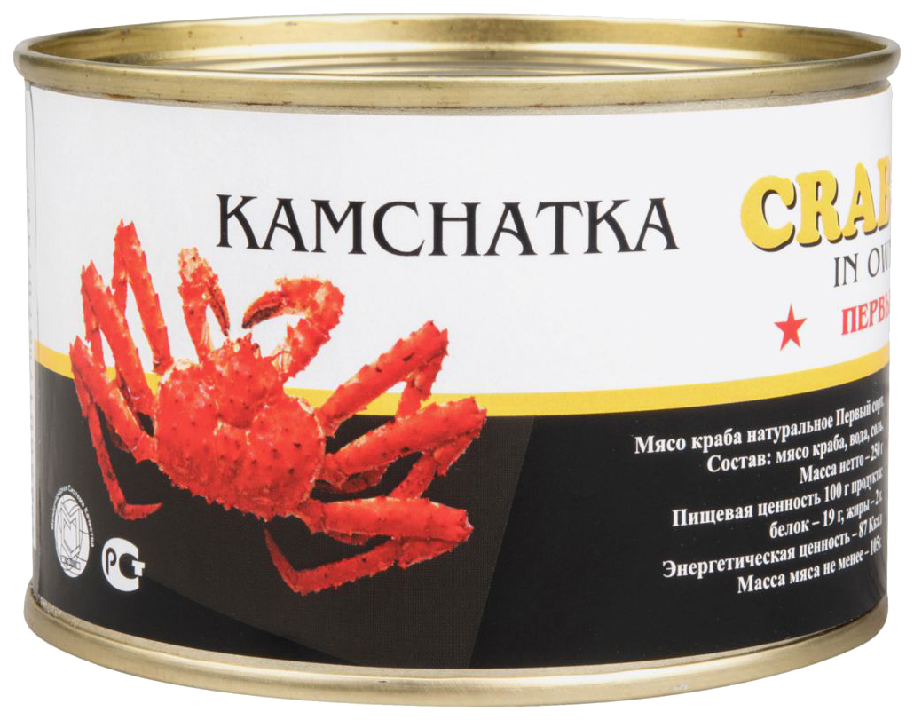 Крабы консервированные. Мясо Камчатского краба Extra 240г. Краб Камчатский в собственном соку 240г. Мясо Камчатского краба, King Crab Extra, 240 г ж/б. Камчатский консервированный краб жб банка-240.