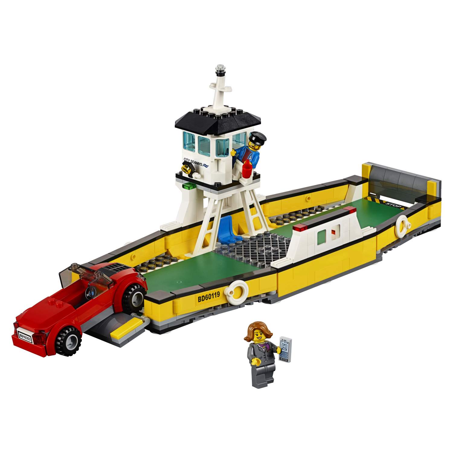 Купить конструктор LEGO City Great Vehicles Паром (60119), цены на  Мегамаркет | Артикул: 100000075402