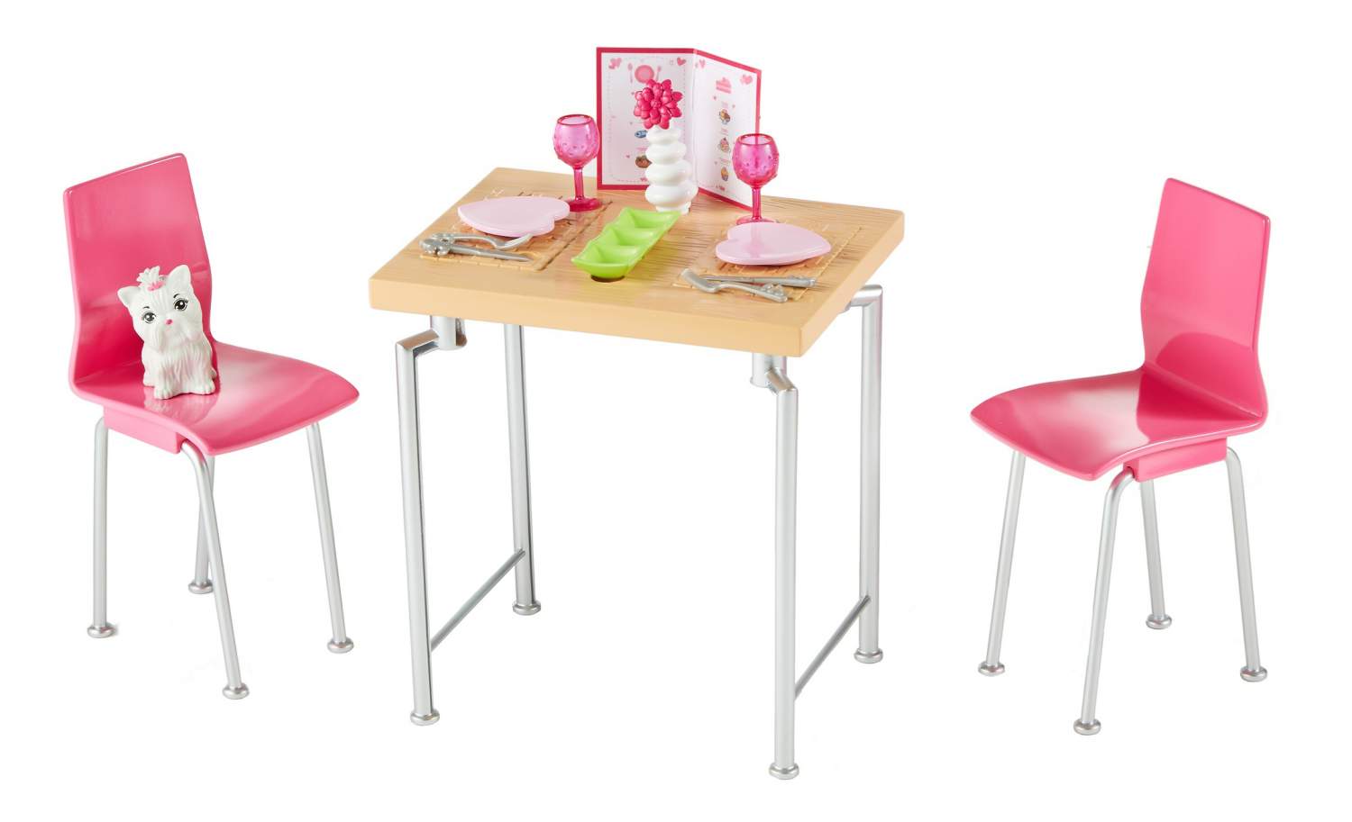 Наборы мебели Barbie Отдых дома DVX44 DVX45 Dining Set & Kitten – купить в  Москве, цены в интернет-магазинах на Мегамаркет