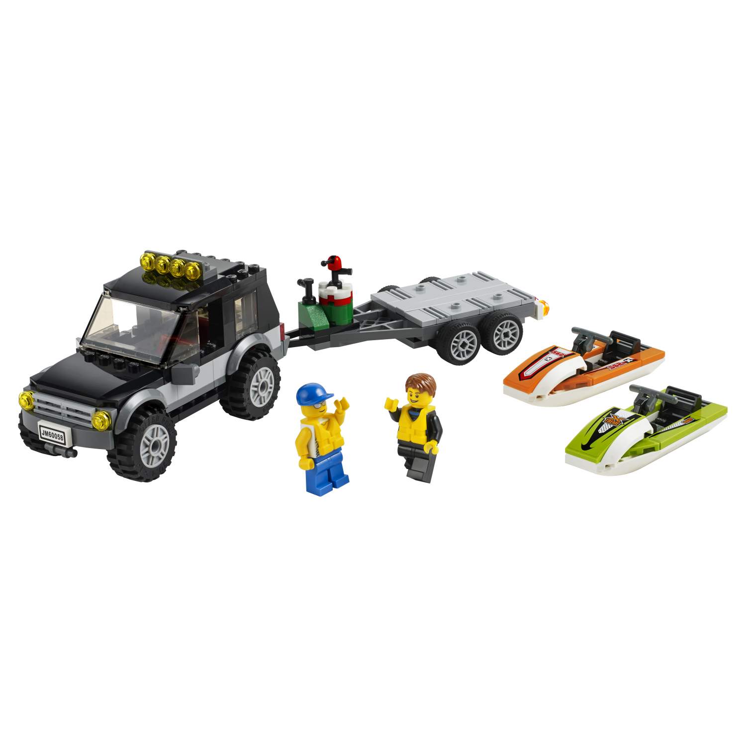 Конструктор LEGO City Great Vehicles Внедорожник с катером (60058) - отзывы  покупателей на Мегамаркет