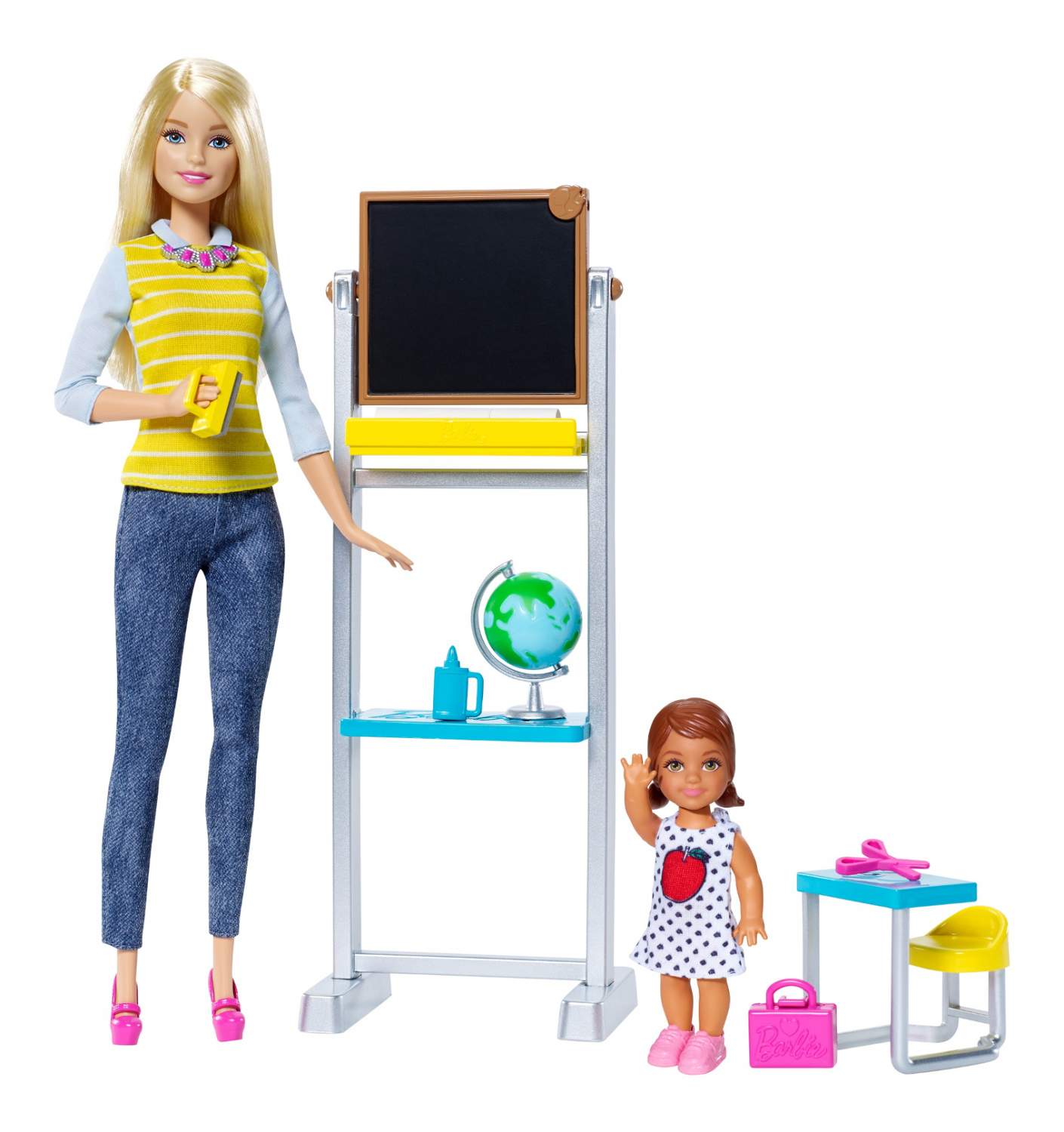 Игровой набор Barbie Учитель и девочка – купить в Москве, цены в  интернет-магазинах на Мегамаркет