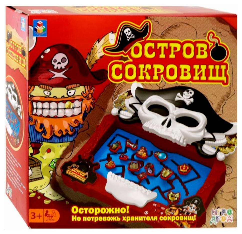 Купить игра настольная 1toy Игродром Остров сокровищ Т13565, цены на  Мегамаркет | Артикул: 100024709203