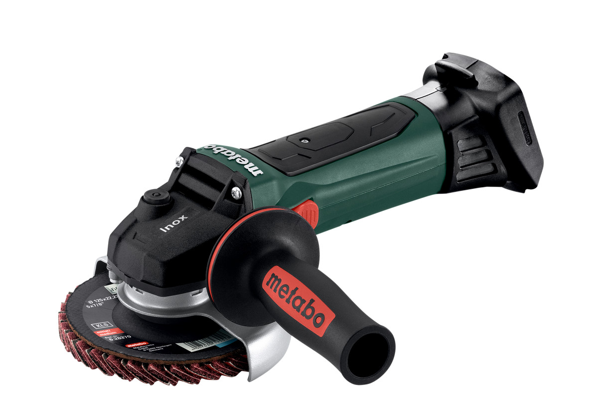 Акк. угловая шлифовальная машина Metabo W 18 LTX 125 Inox 600174850 БЕЗ  АККУМУЛЯТОРА И З/У купить, цены в Москве на Мегамаркет