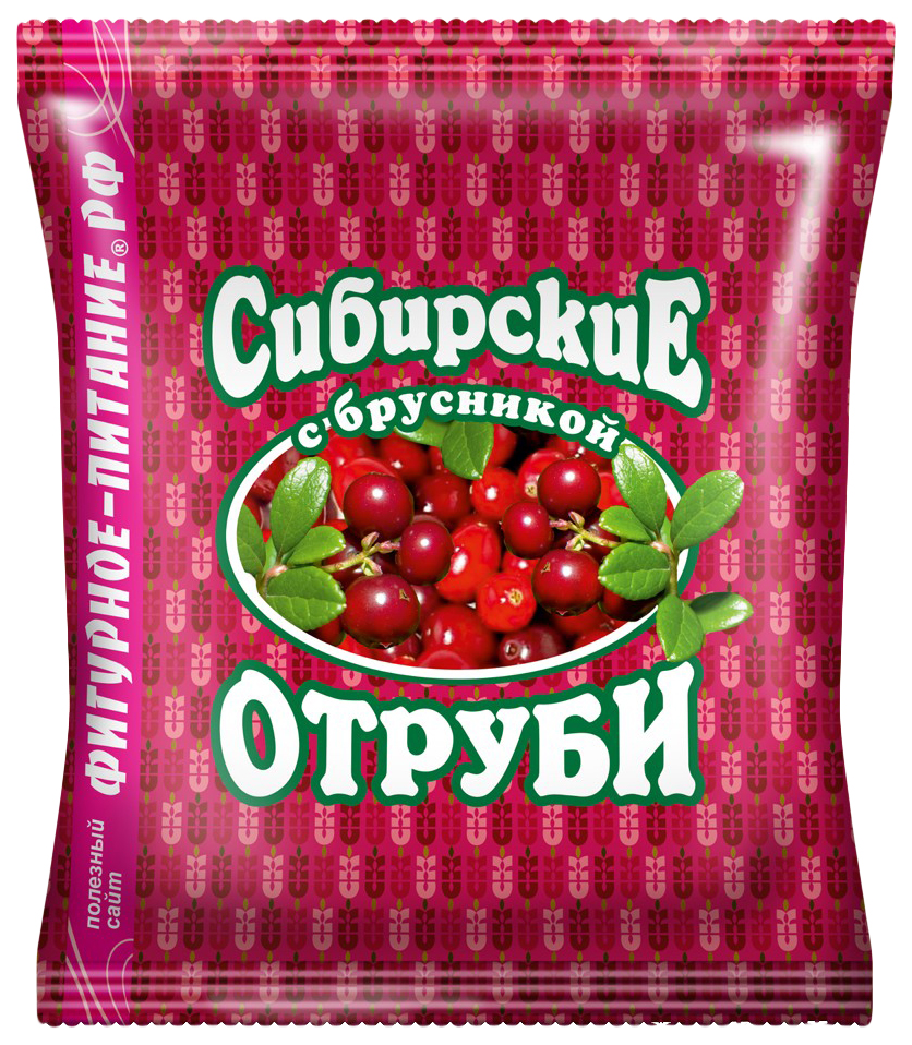 Отруби Сибирская клетчатка пшеничные с брусникой 200 г - маркетплейс Мегама...