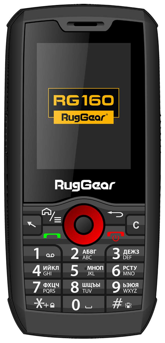 Мобильный телефон RugGear RG160 Black – купить в Москве, цены в  интернет-магазинах на Мегамаркет