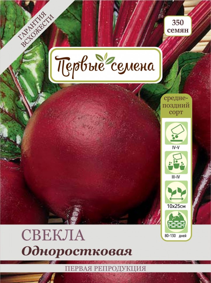 Семена свекла столовая Первые семена Одноростковая 015163-1 1 уп. -характеристики и описание на Мегамаркет