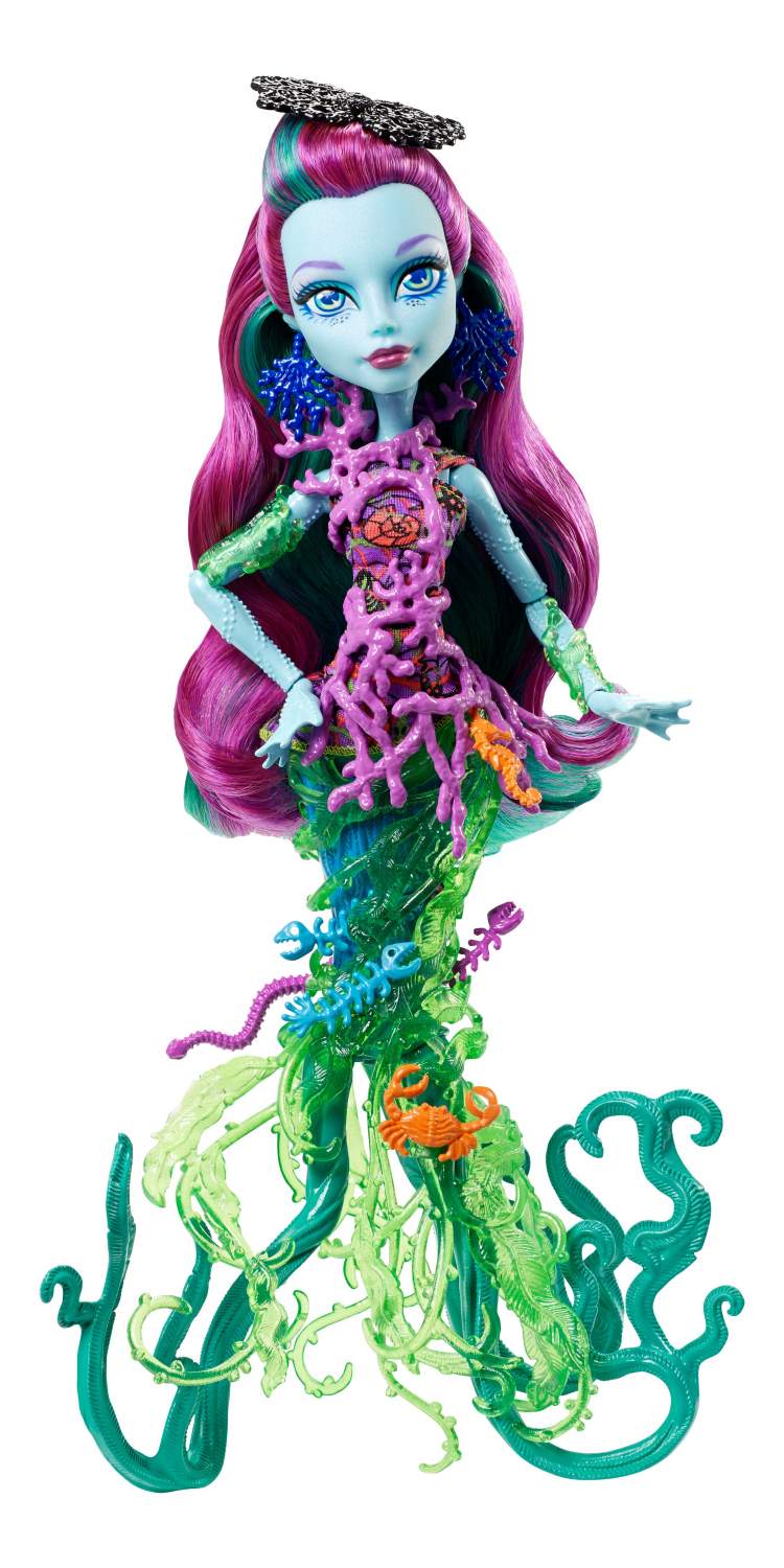 Купить кукла Monster High из серии Большой кошмарный риф DHB50 DHB48, цены  на Мегамаркет