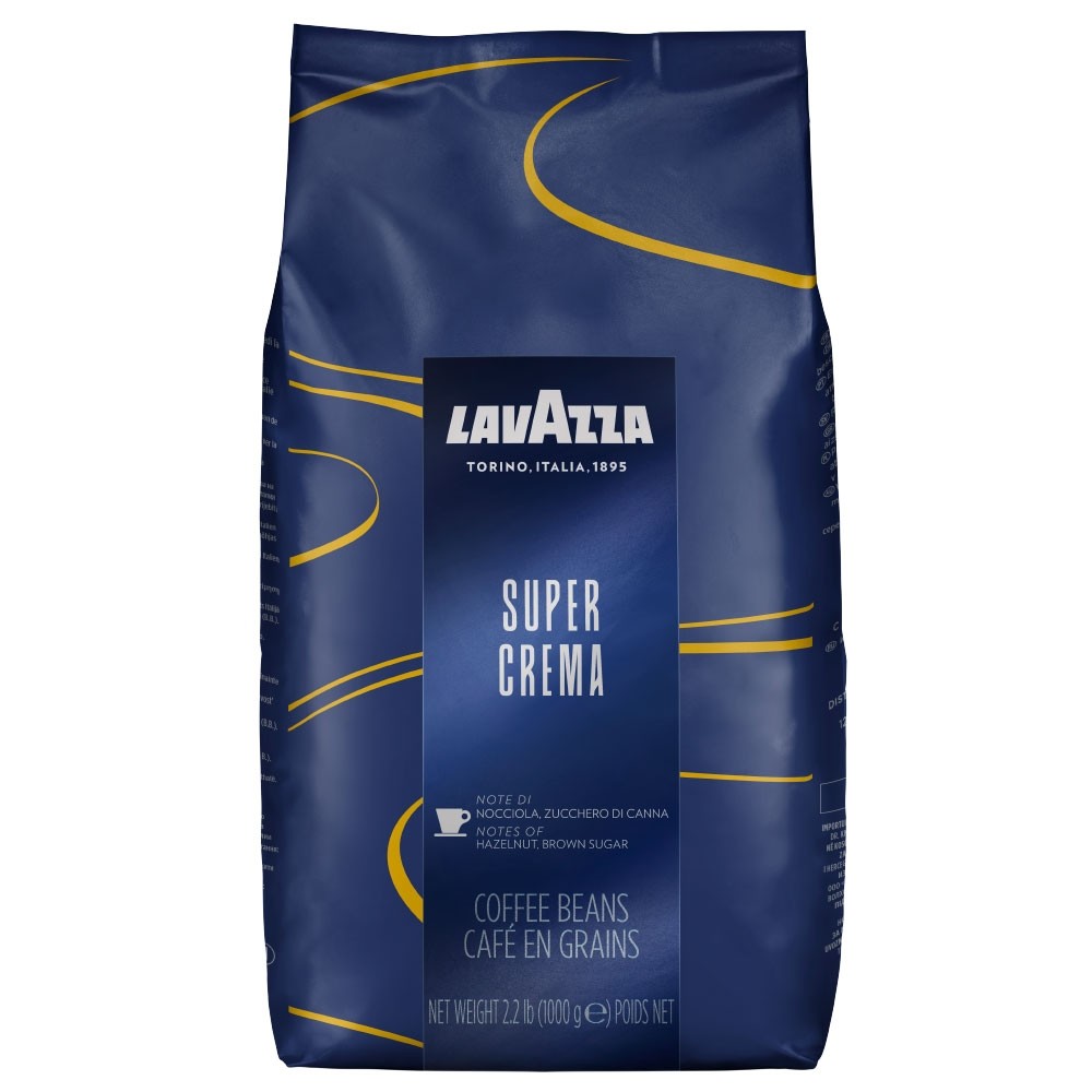 Кофе в зернах Lavazza Super Crema 1 кг - отзывы покупателей на маркетплейсе  Мегамаркет | Артикул: 100000043306