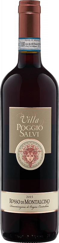 Poggio rosso. Вилла Поджио Сальви Брунелло ди Монтальчино