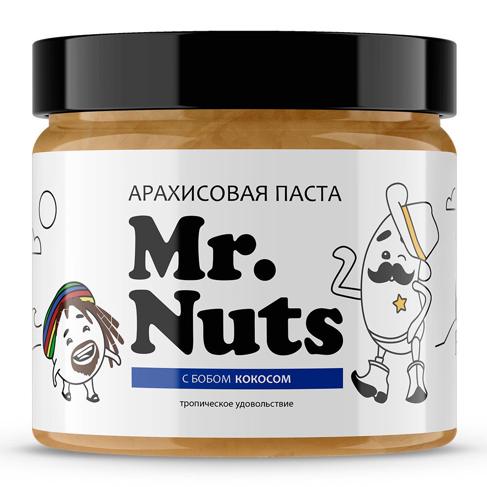 Арахисовая паста Mr.Nuts с кокосом 300 г – купить в Москве, цены в  интернет-магазинах на Мегамаркет