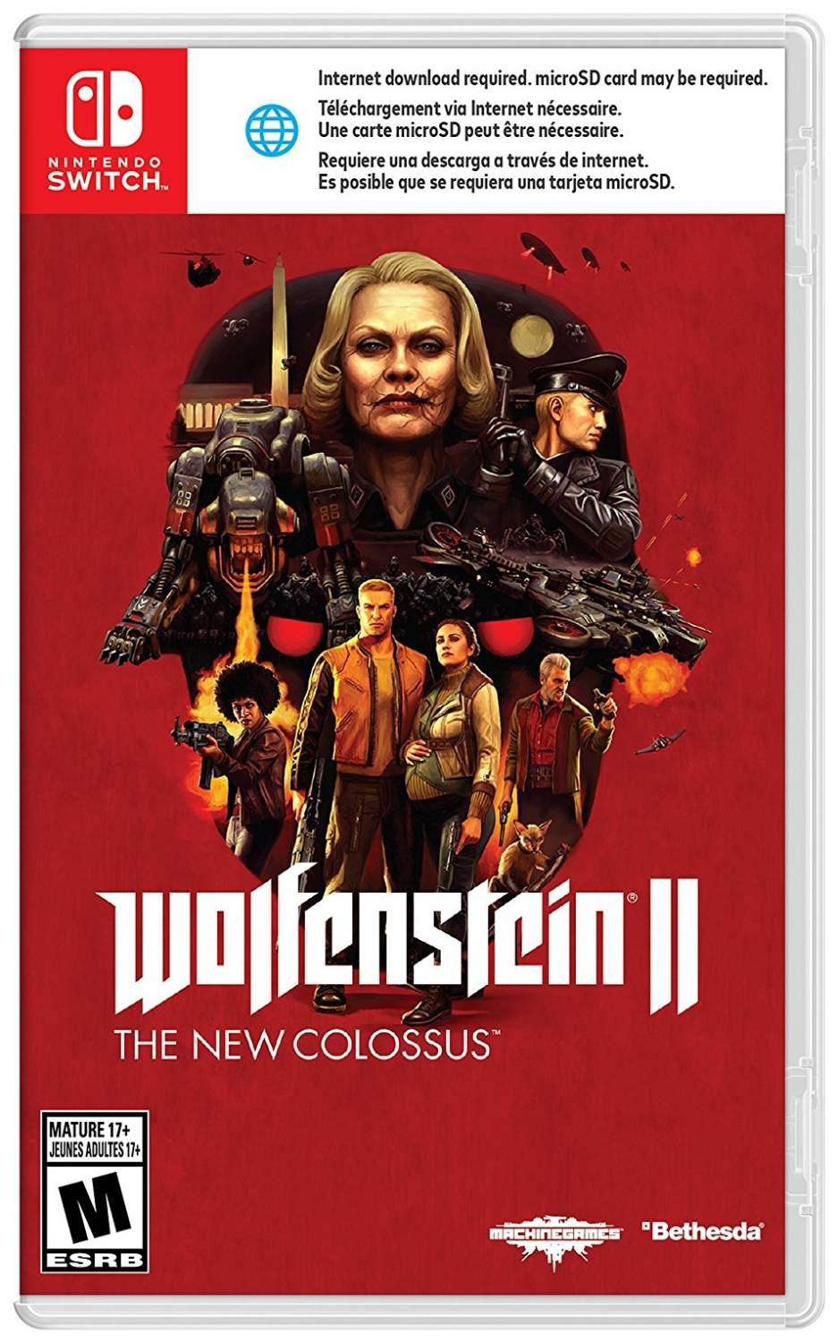 Игра Wolfenstein II - The New Colossus для Nintendo Switch - отзывы  покупателей на маркетплейсе Мегамаркет | Артикул: 100023623808