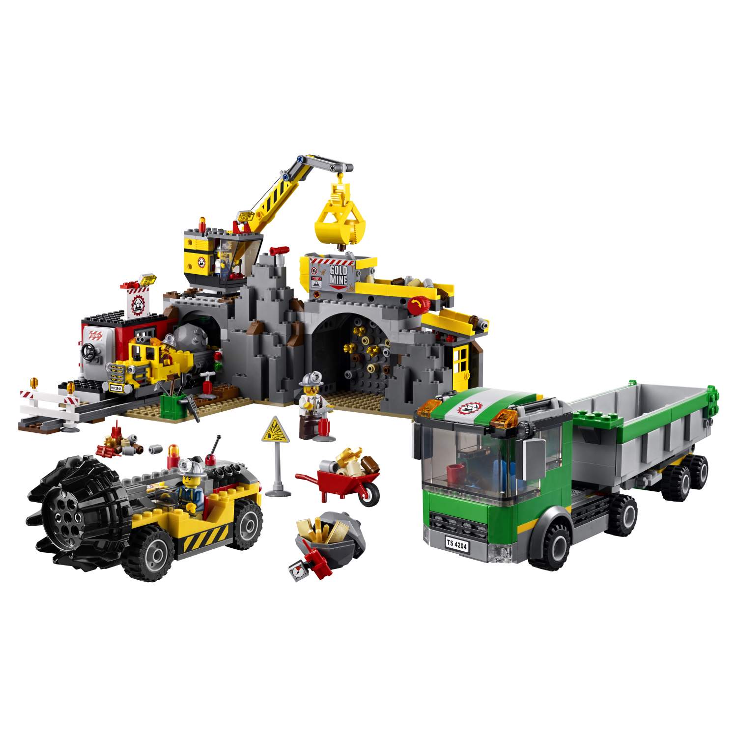 Конструктор LEGO City Mining Шахта (4204) – купить в Москве, цены в  интернет-магазинах на Мегамаркет