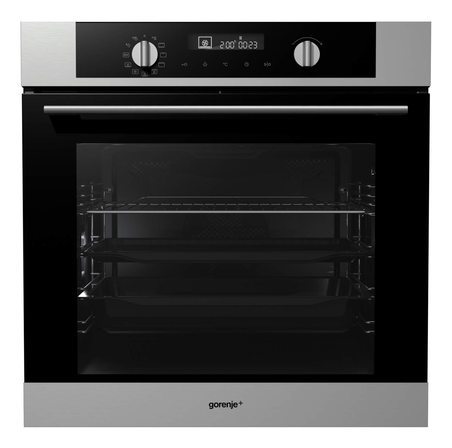 Встраиваемый электрический духовой шкаф gorenje bsa6737e15bg black