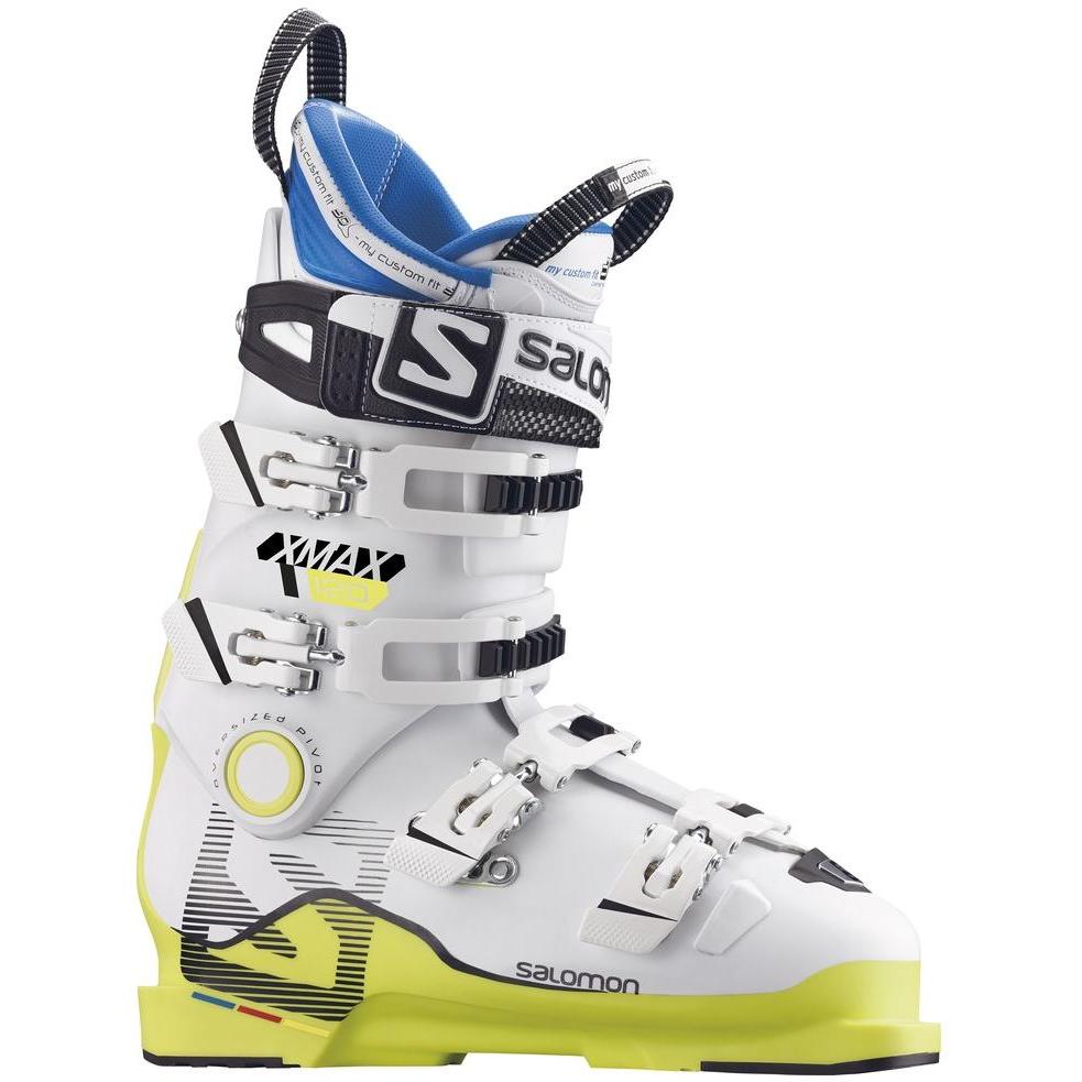 Горнолыжные ботинки Salomon X Max 120 2017, white/acid, 25.5