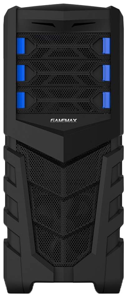 Gabinete ATX - Gamemax G530B - Preto/Azul - waz