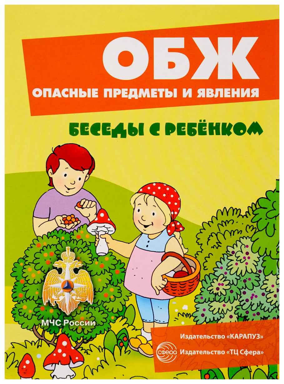 Комплект карточек Беседы С Ребенком Опасные предметы и Явления Обж - купить  подготовки к школе в интернет-магазинах, цены на Мегамаркет |