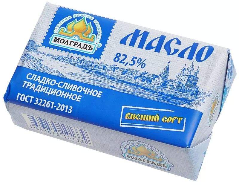 Масло сладкосливочное 82 5