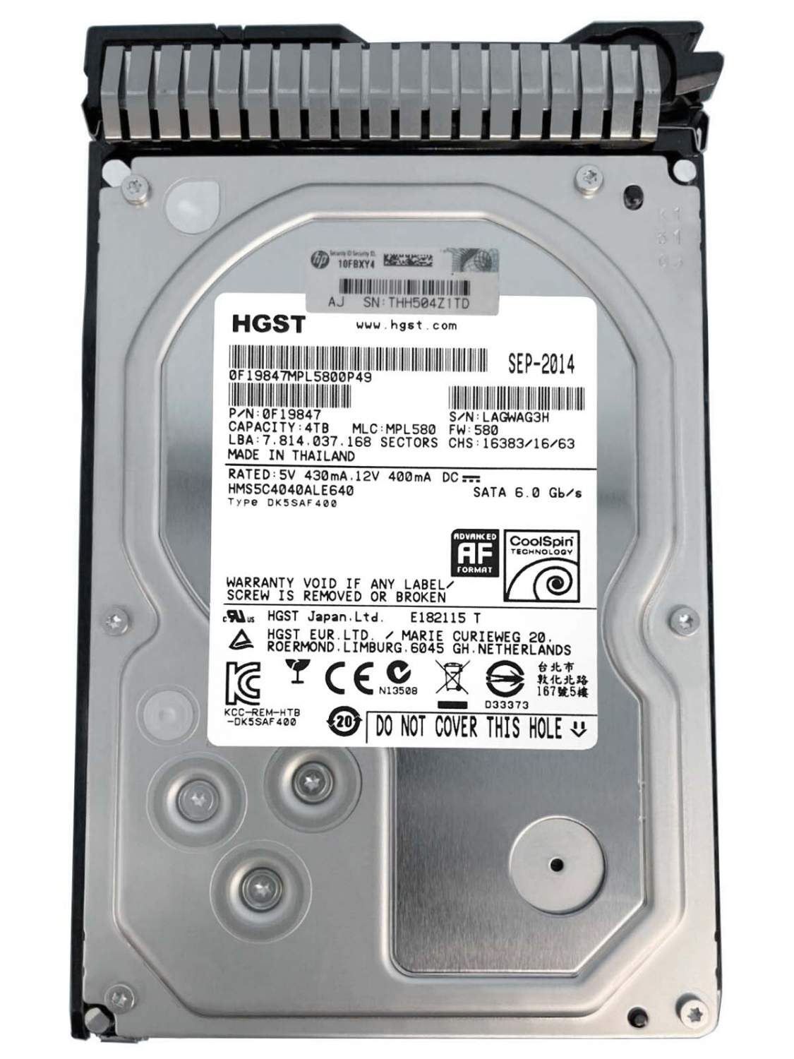 Жесткий диск HP 741222-001 4Tb 5900 SATAIII 3.5