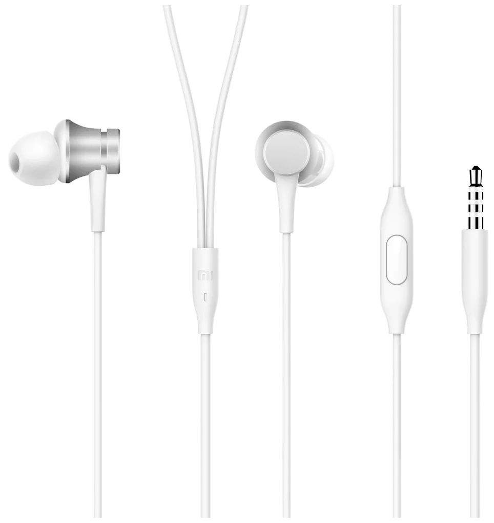 Наушники Xiaomi Mi Piston Basic Silver/White - отзывы покупателей на  маркетплейсе Мегамаркет | Артикул: 100024075892