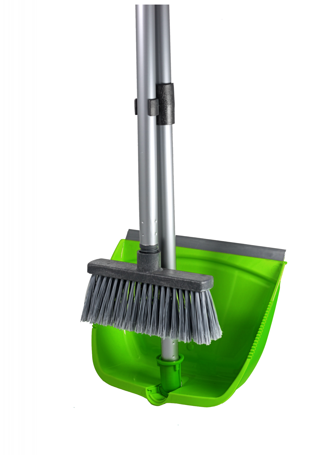 Набор д/сухой уборки Совок+щетка с длин.ручкой 80см, салатовый, In ...