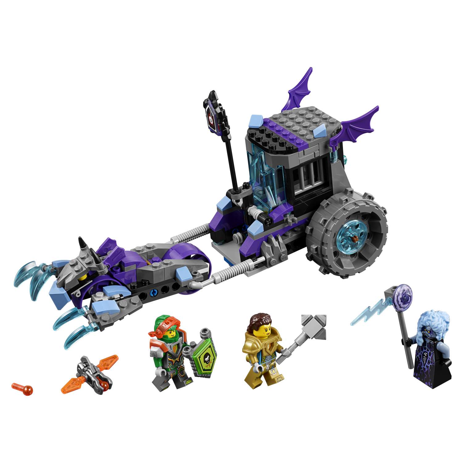 Отзывы о конструктор LEGO Nexo Knights Мобильная тюрьма Руины (70349) -  отзывы покупателей на Мегамаркет | конструкторы LEGO 70349 - 100000075410