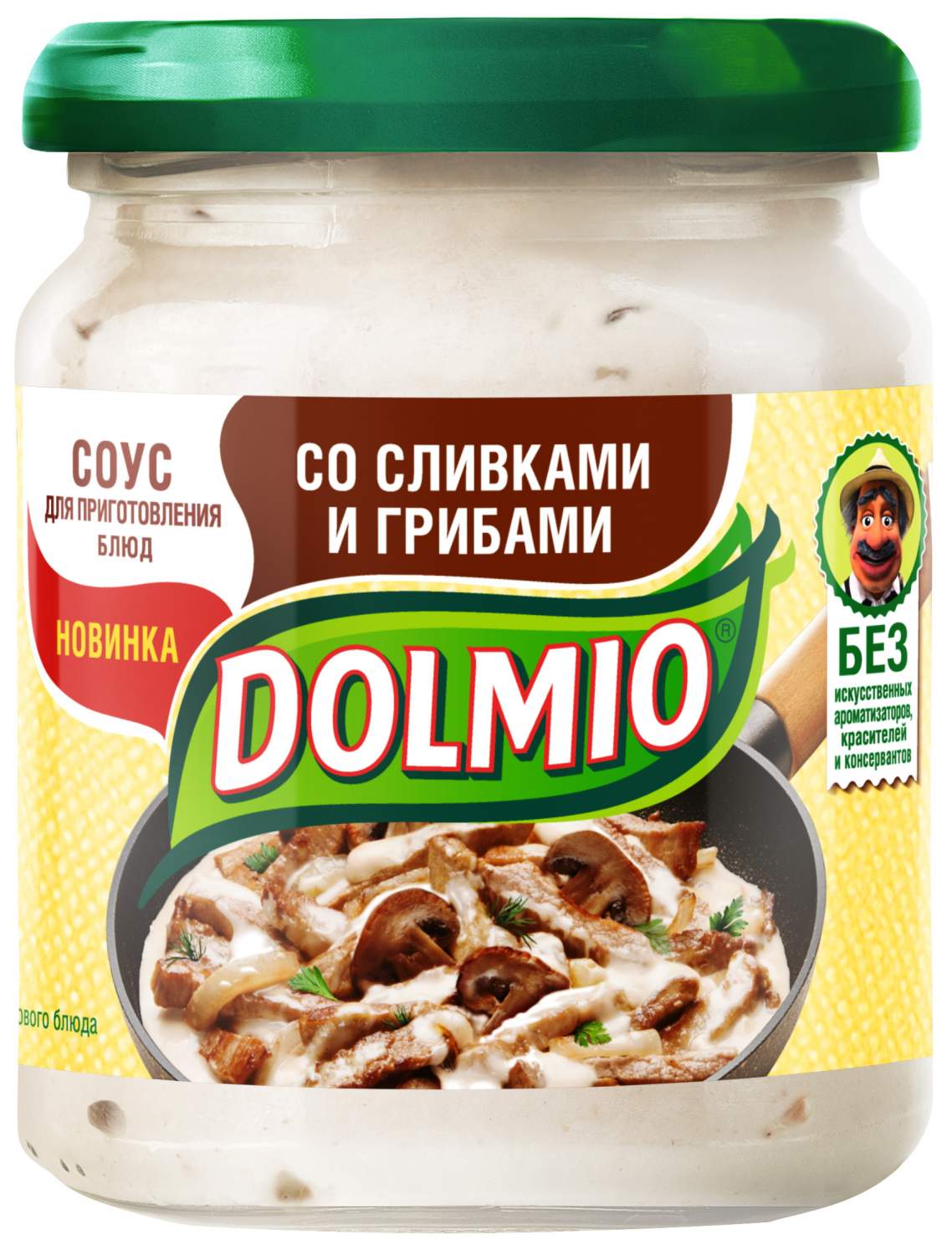 Соус для приготовления блюд DOLMIO со сливками и грибами 200 г - отзывы  покупателей на Мегамаркет